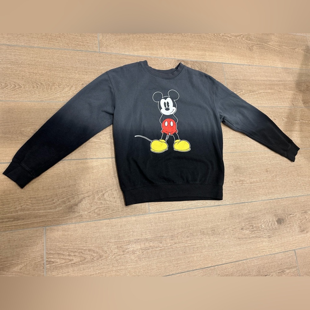 Disney Adult Mickey Mouse Ombré Crewneck Sweater